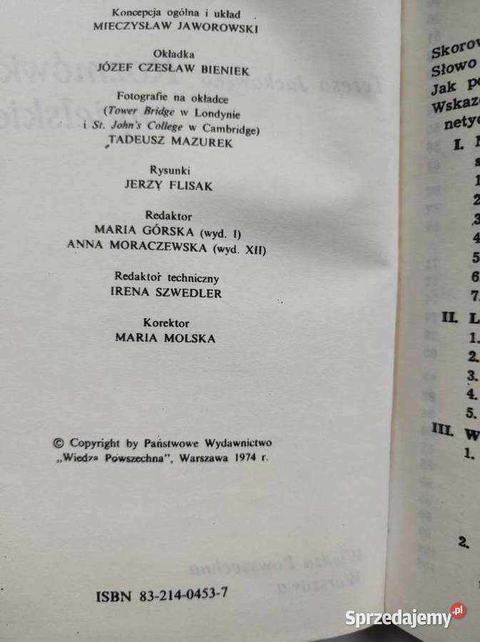 Rozmówki angielskie Teresa Jackowska 1991 Kielce