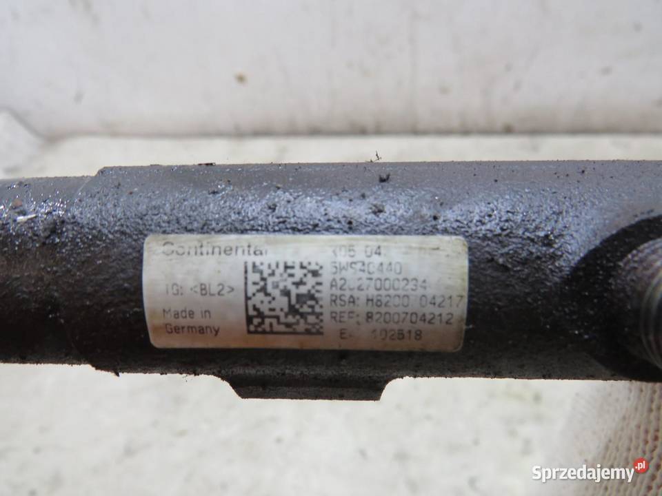 LISTWA WTRYSKOWA JUKE F15 15 DCI H8200704217