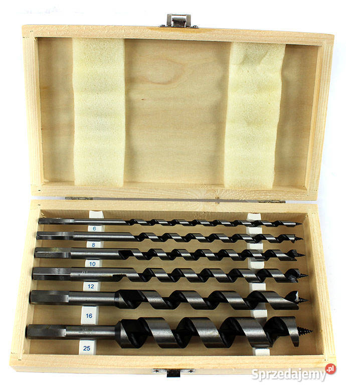 ZESTAW WIERTEŁ DO DREWNA 230mm WIERTŁO WIERTŁA sprzedam