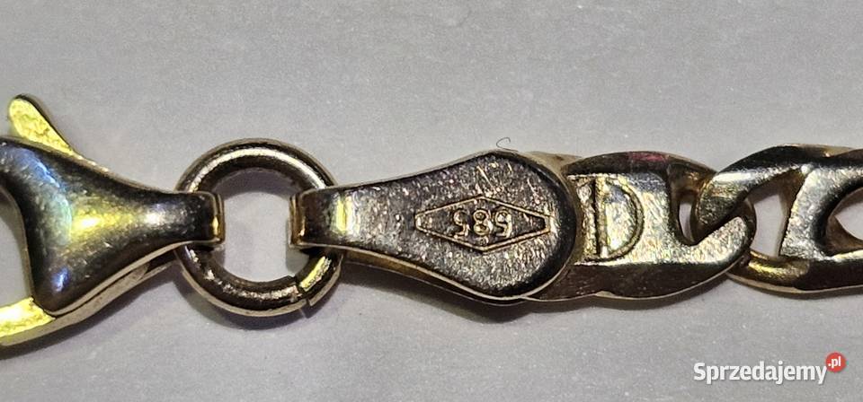Łańcuszek złoty GUCCI 13 gr 585 pr nie typowy Szprotawa