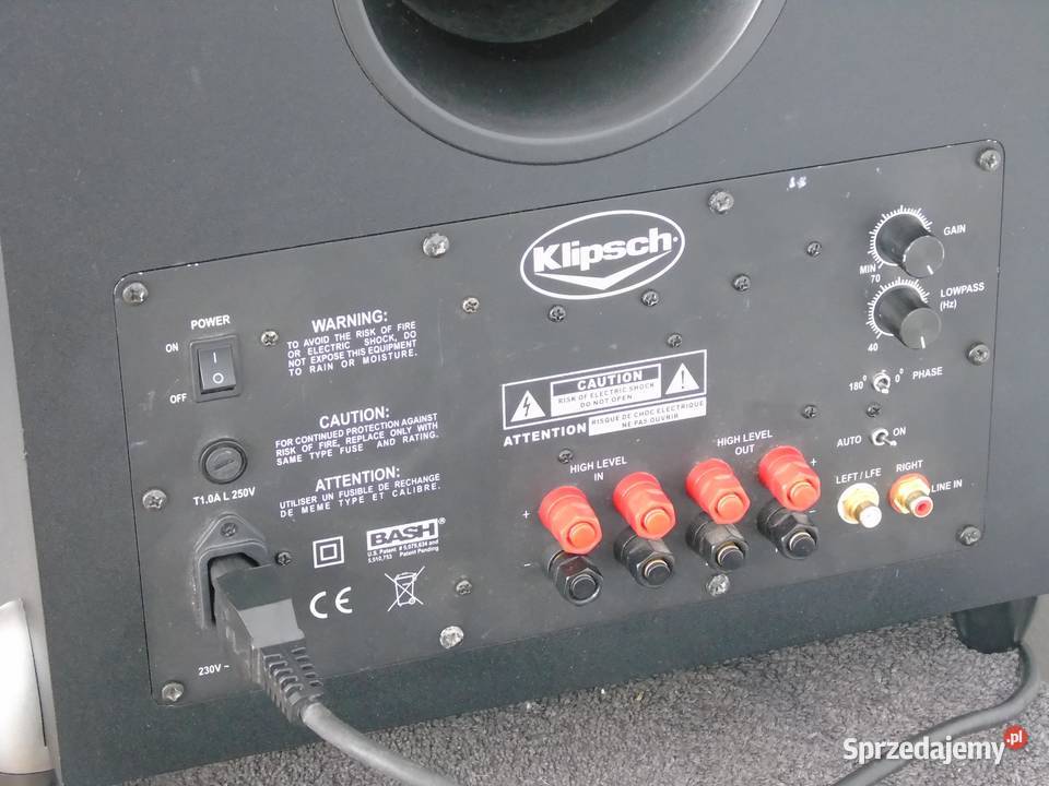 Potężny sub aktywny 420 wat Klipsch Sub 10 Jasło