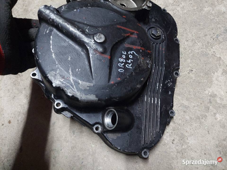 Suzuki DR 800 pokrywa sprzęgła prawa kapa dekiel dolnośląskie Jelenia Góra