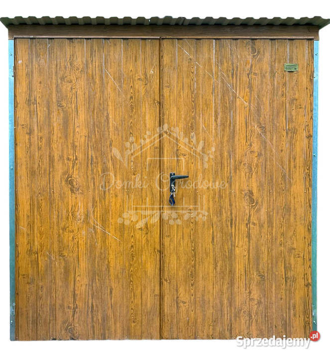 Schowek domek ogrodowy 18x25 drzwi drewnopodobny Szczecin