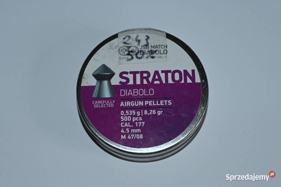 Śrut JSB EXACT STRATON Diabolo 4,5 mm