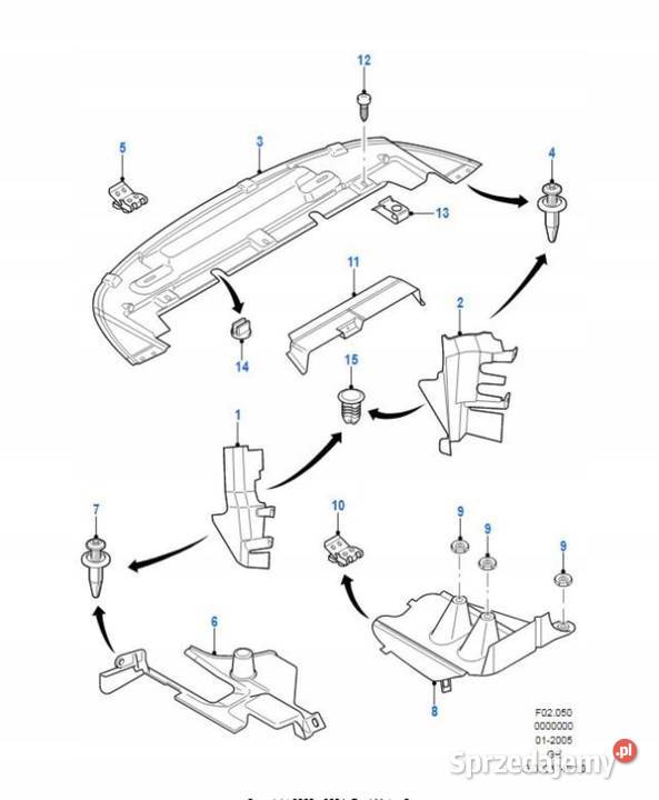 KIEROWNICA POWIETRZA PRAWY FORD MONDEO 0007 osobowe
