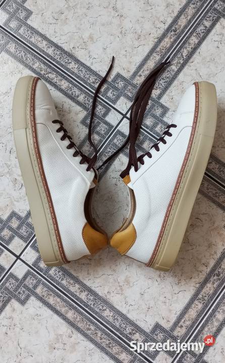 LAB 7104 półbuty sneakersy skórzane buty męskie