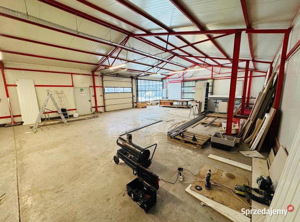 Hala magazynowa produkcyjna warsztatowa biurowa Stale