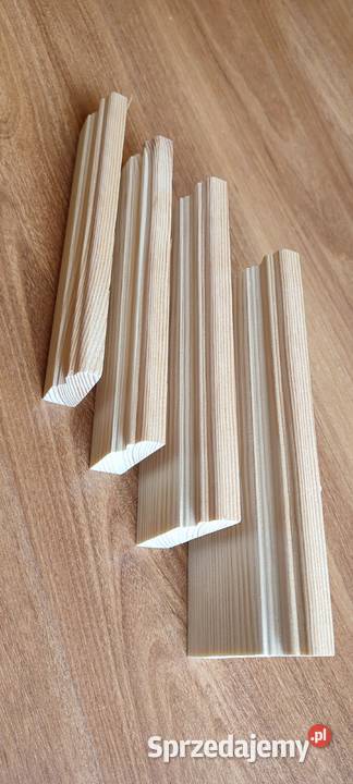 Listwa drewniana frezowana 20 x 100 z małym Narew