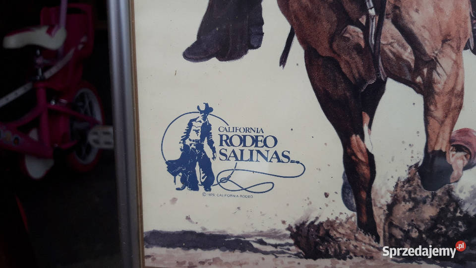 Plakat California Rodeo Salinas 1992 r wielkopolskie Suchorzew