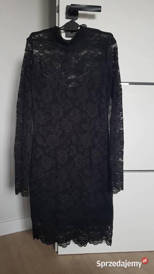 Koronkowa sukienka HM 38 czarny