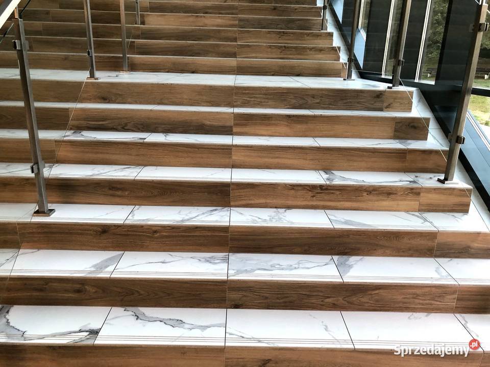 Płytki na schody BIAŁY MARMUR 100x30 CARRARA Łask sprzedam