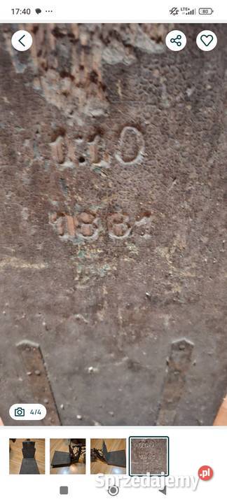 Waga starą towarową 1881rsprawna Kłodzko