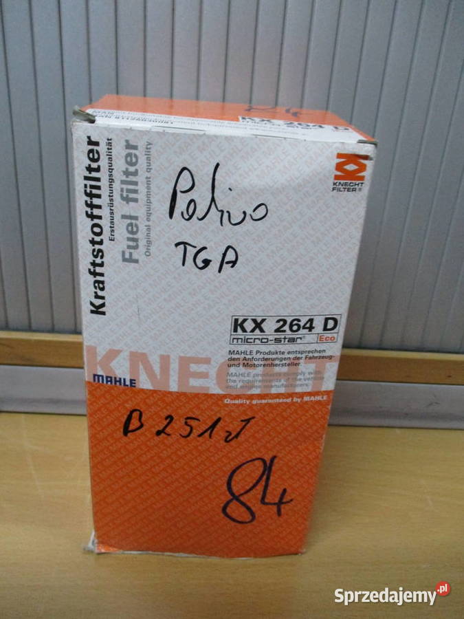 Filtr paliwa Knecht KX 264 D Man Filtry Mogilno sprzedam