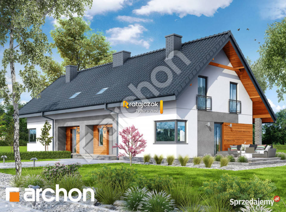 Dom bliźniak do sprzedania Zęblewo 9931m2 Rok budowy 2026