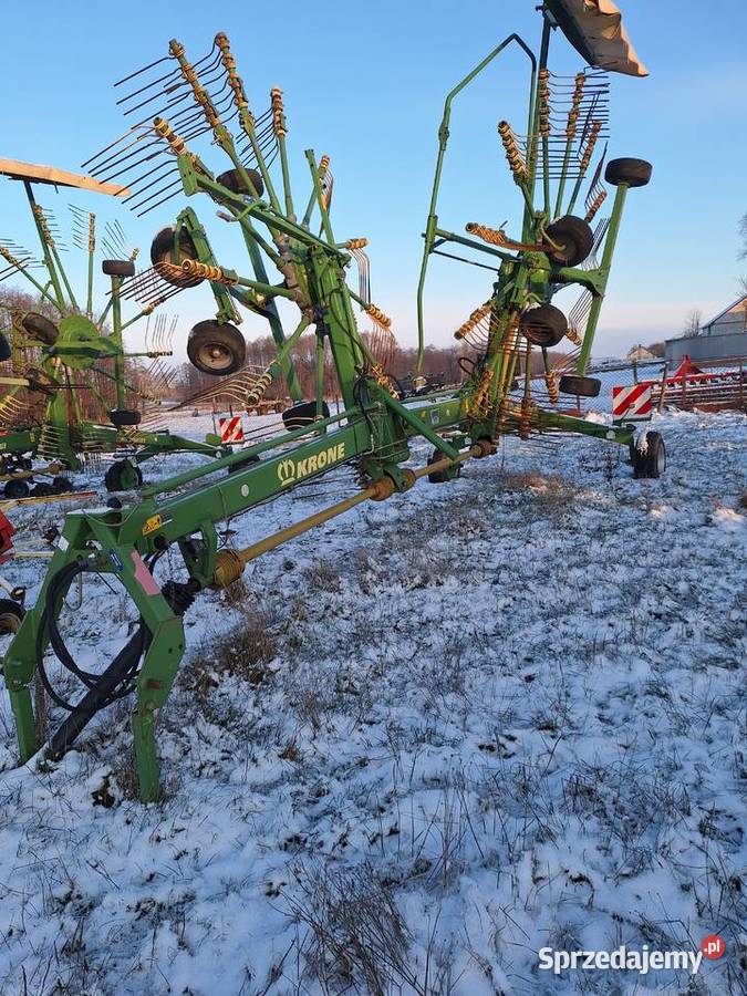 Zgrabiarki dwukaruzelowe pottinger krone Fella Łomża