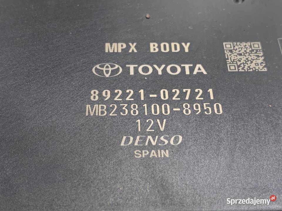 MODUŁ KOMFORTU TOYOTA COROLLA E21 8922102721