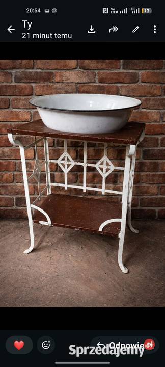 Antyczna metalowa umywalka sprzedam