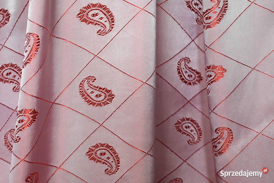 Tkanina dekoracyjna vintage PRL Warszawa