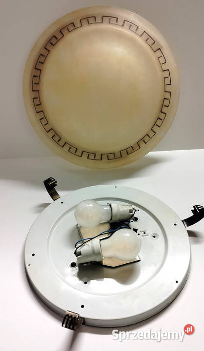 Plafon szklany GRECKI 40 2xE27 100W wielkopolskie Poznań