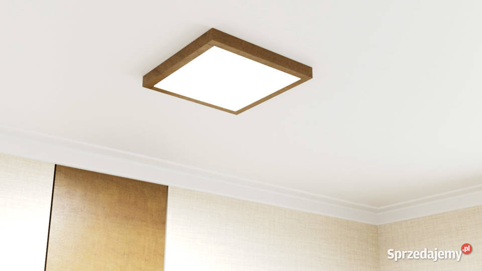 Lampa sufitowa LED HOKKAIDO drewniana oprawa