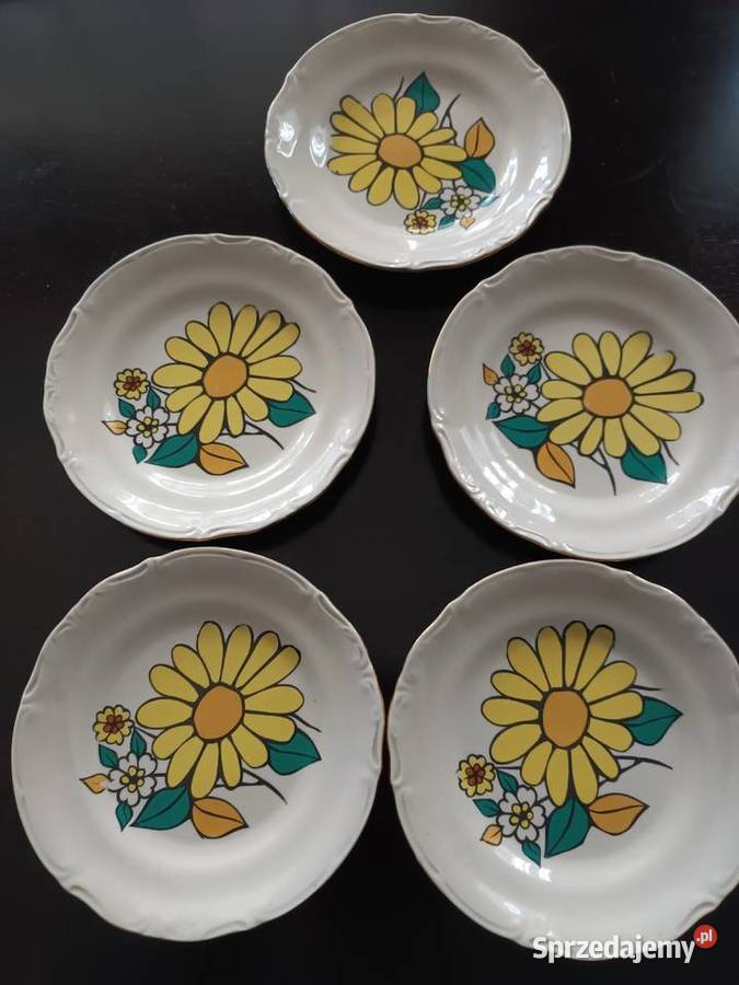 Talerzyki z Porcelitu Tułowice 5 Aleksandrów Łódzki