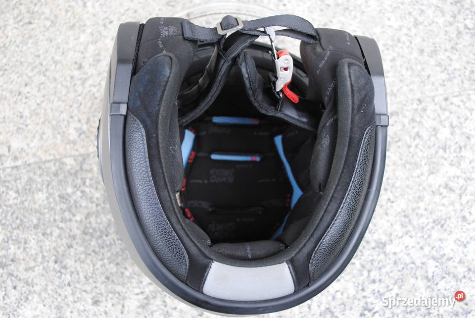Kask motocyklowy LS2 Verso XL otwarty srebrny
