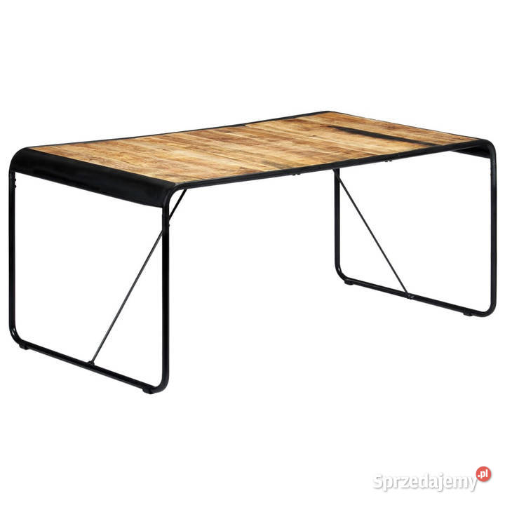 Stół jadalniany 180 x 90 x 76 lite surowe drewno Meble Warszawa