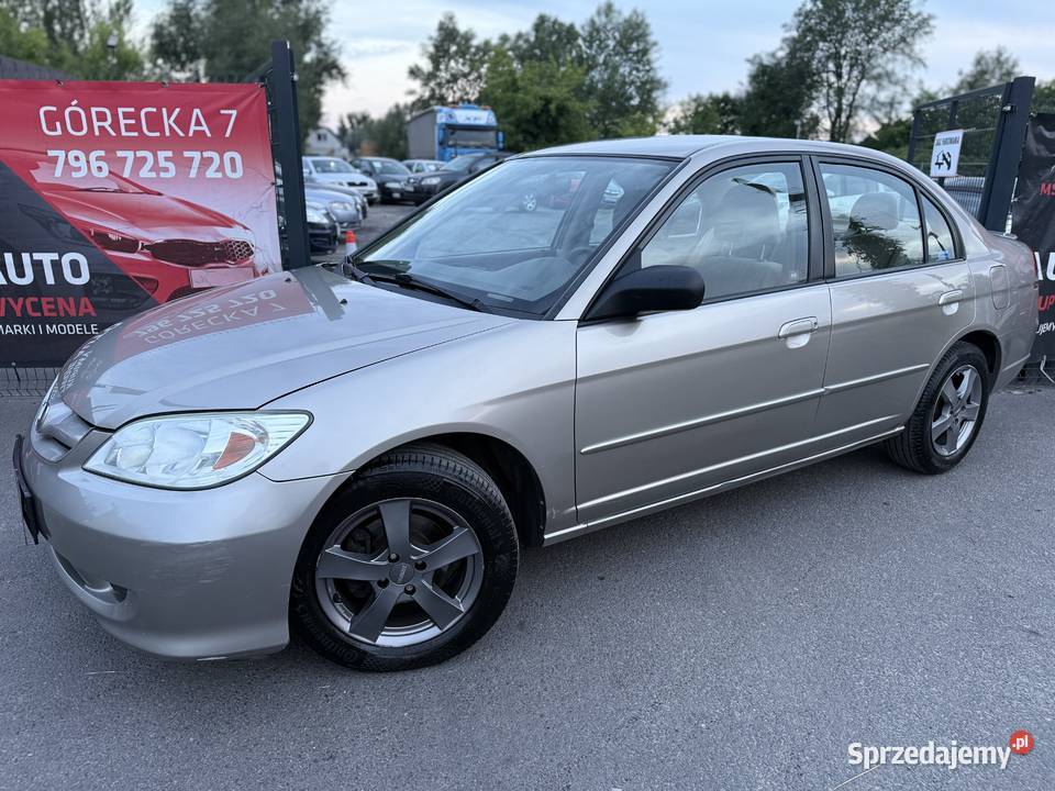 Honda Civic 17 Benzyna Automat Alufelgi Klima 4/5 Poznań sprzedam