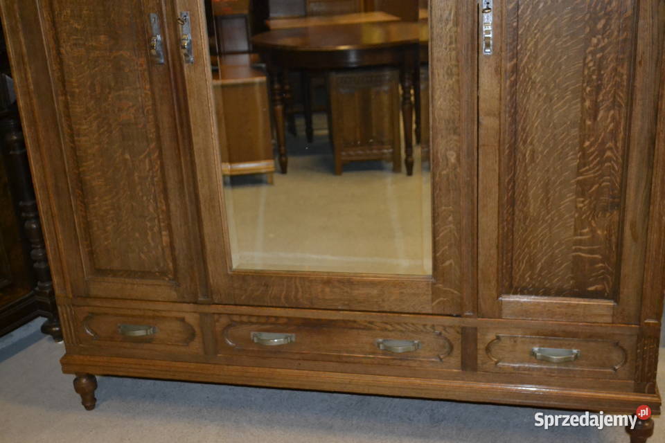 szafa artdeco 1930 dąb śląskie Będzin
