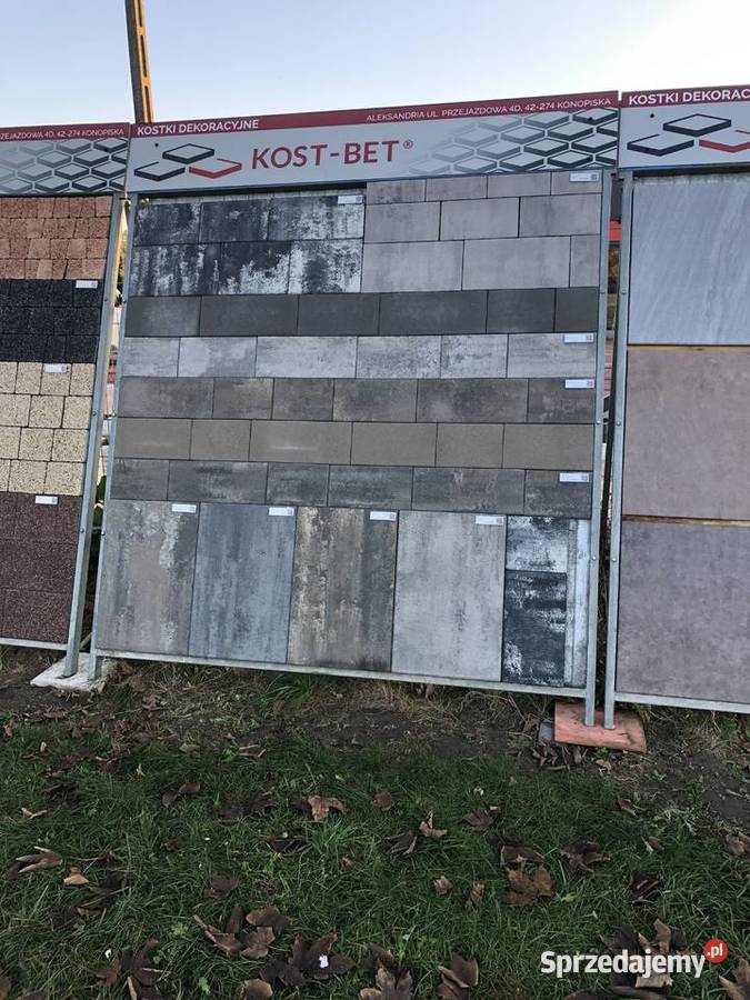 KOSTBET SIERADZ kostka brukowa projekt kostki łódzkie