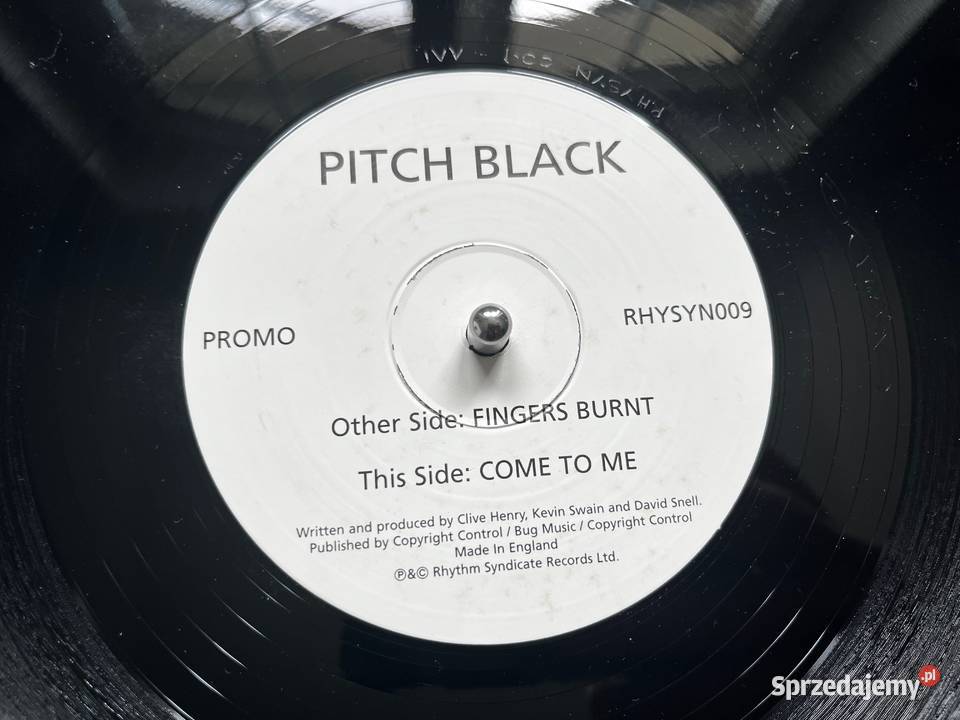 Pitch Black Fingers Burnt Progressive House Błażejowice sprzedam