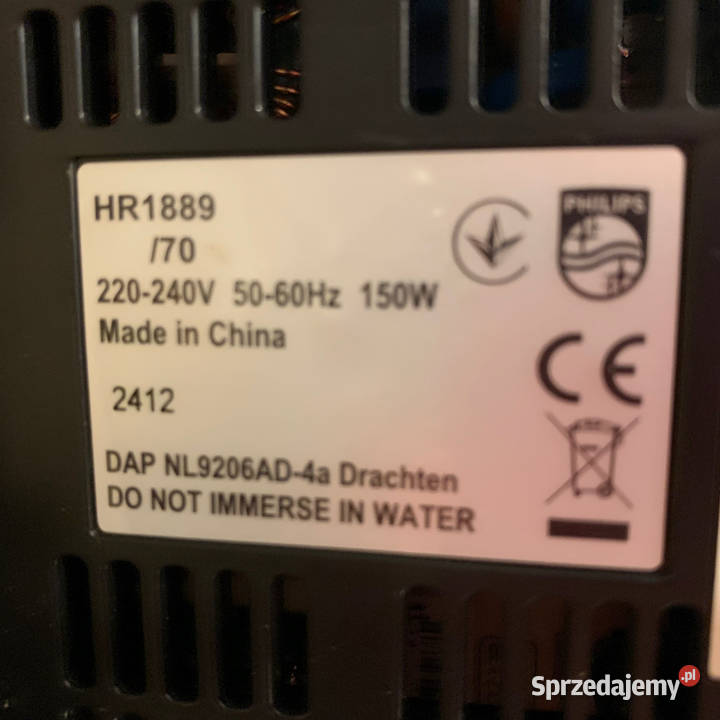 PHILIPS HR 188970 Wyciskarka Wolnoobrotowa Viva Warszawa