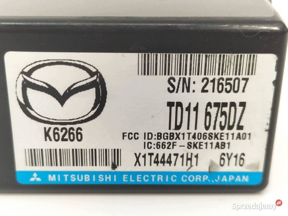 MODUŁ KEYLESS TD11675DZ Mazda CX9 I 2006