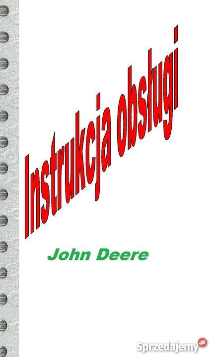 Instrukcja obsługi JD 1470 1570 Deere John Szamotuły