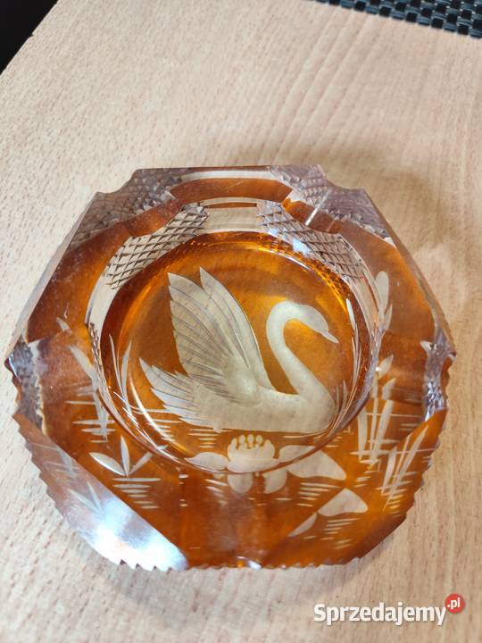 Kolorowe szkło PRL kryształy w dolnośląskie Legnica