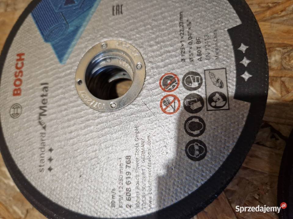 Tarcza do cięcia metalu Bosch Standard 125x10mm Głogowa sprzedam