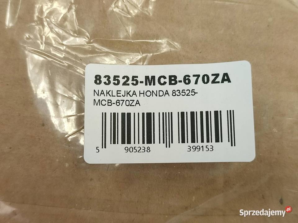 NAKLEJKA RALLY TOURING PR ZAD HONDA XL650V