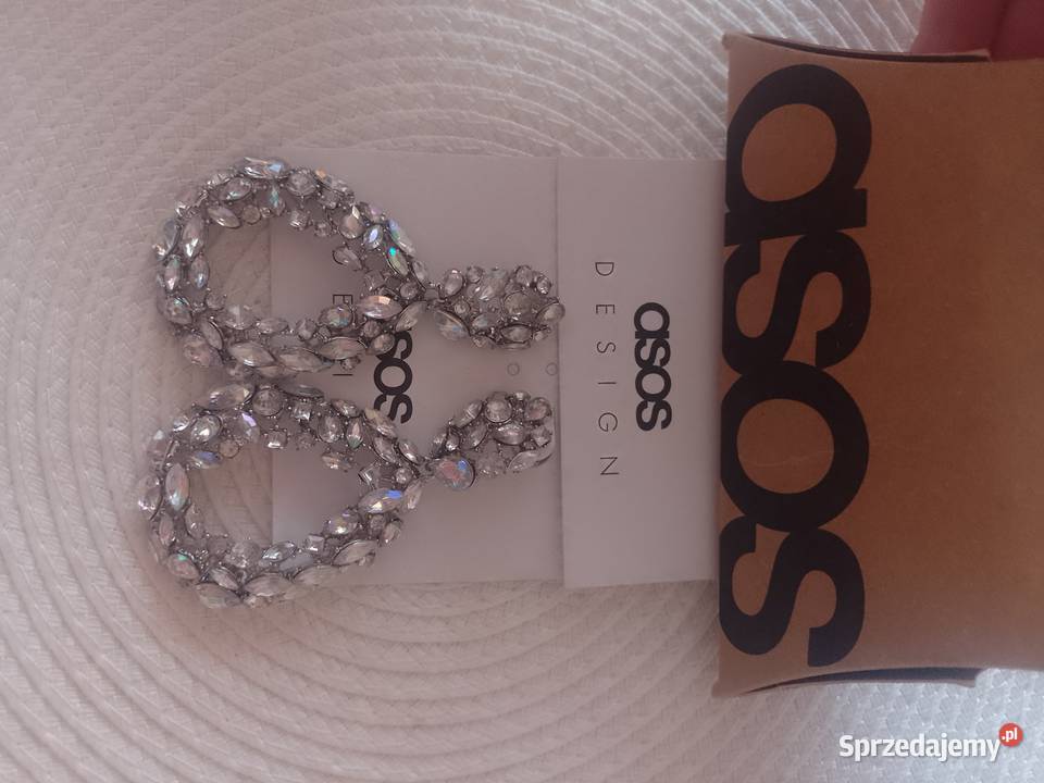 ASOS Długie Bogato zdobione kolczyki ślubne z małopolskie Kraków