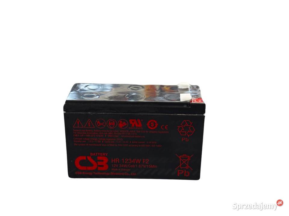 Akumulator CSB HR1234WF2 12V 9Ah L Jelcz-Laskowice
