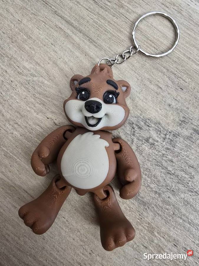 Przytulny breloczek Miś 3d brelok druk3d Chełm