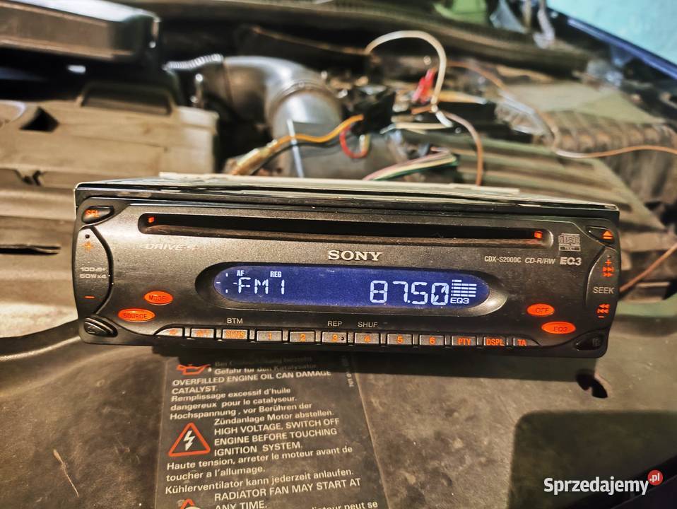 Radio samochodowe 1DIN Sony CDXS2000C CDMP3