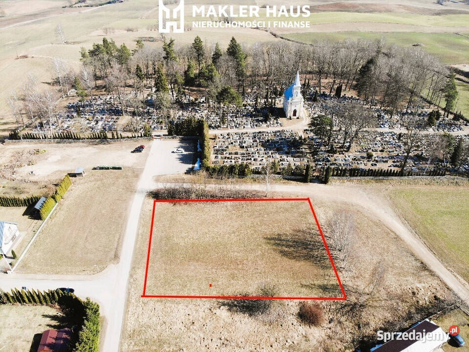 Działka usługowa 13U branża pogrzebowa i handel Sprzedaż Puńsk