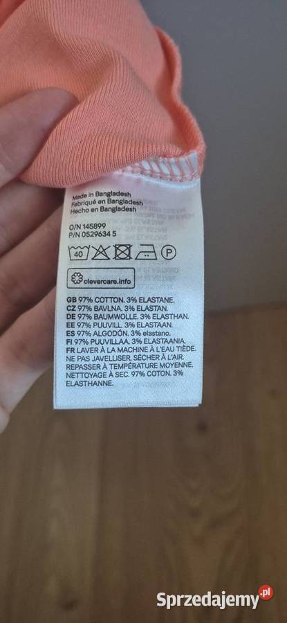 Bluzka HM nowa dekolt łódka bawełna M H&M Warszawa