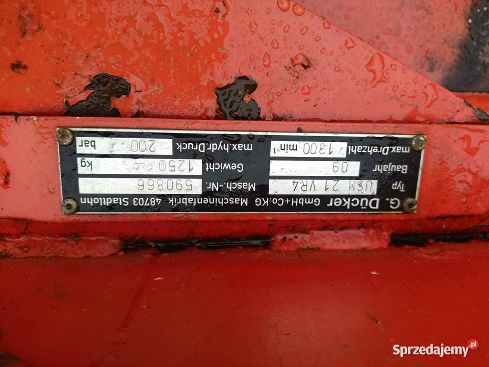 Mulczer Mulder Ducker USM 21 VR 4 rębak kosiarka Stężyca