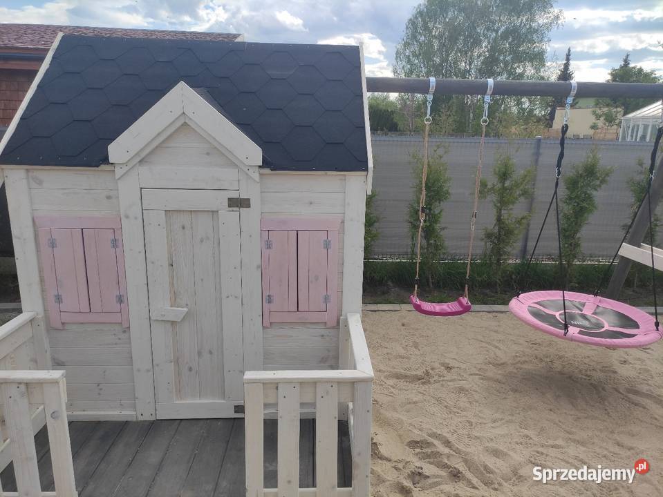 Plac zabaw huśtawka piaskownica ślizg Poznań