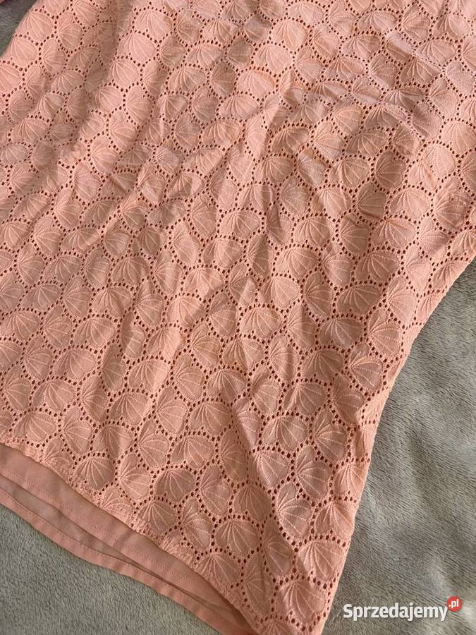 Bluzka różowa łososiowa Greenpoint Bluzki i koszule Moda i Styl