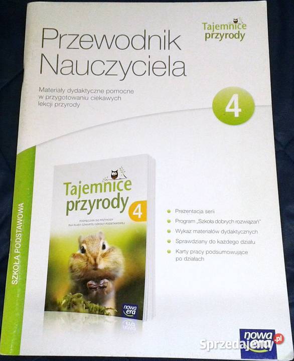 Tajemnice przyrody 4 Przewodnik nauczyciela Rok wydania 2015 lubelskie sprzedam