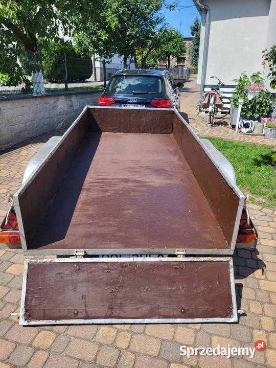 Przyczepka samochodowa dwuosiowa Branderup opolskie Olesno