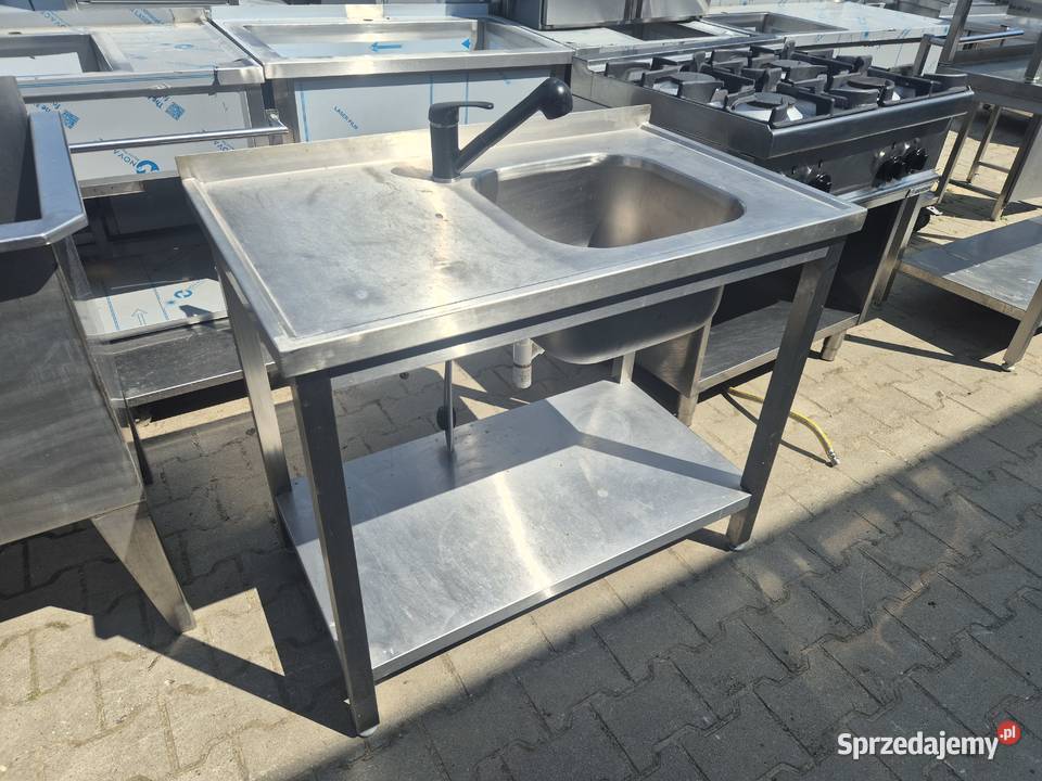 Zlew Gastronomiczny 1 Komorowy Z Półką 1006085 B Ostrów Wielkopolski