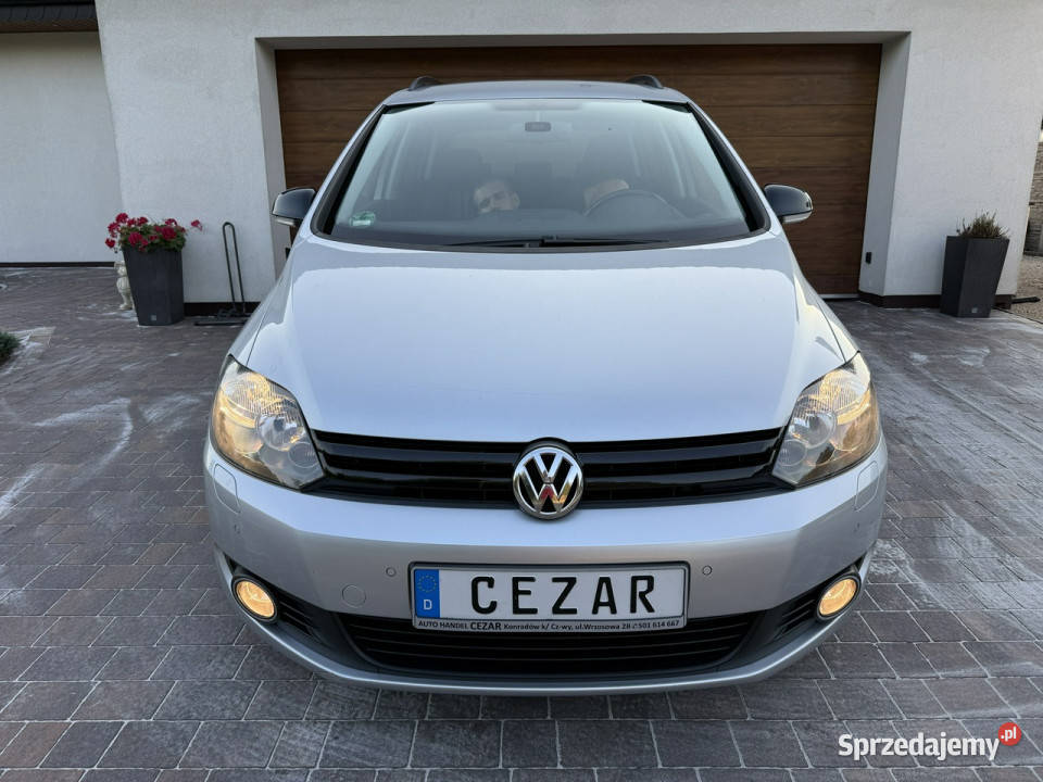 Volkswagen Golf Plus 12r benzyna super stan srebrny Konradów